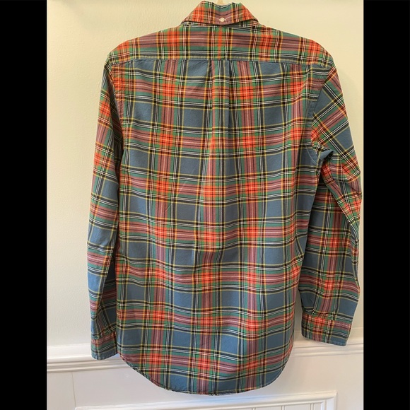 Ralph Lauren Blue Label Plaid Flannel Button Down Shirt Size Petite Small - Picture 2 of 7
